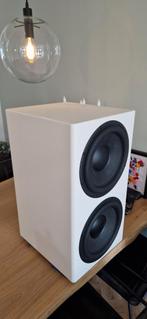 Hypex hs200 met Peerless xls Extra Long stroke preformance, Subwoofer, Nieuw, 120 watt of meer, Ophalen