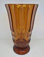 Walther & Söhne Art Deco amberkleurig Luxor vaas, 1930, Ophalen of Verzenden