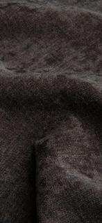 Meubelstof chenille velours donker taupe, 200 cm of meer, Nieuw, Ophalen of Verzenden, 120 cm of meer