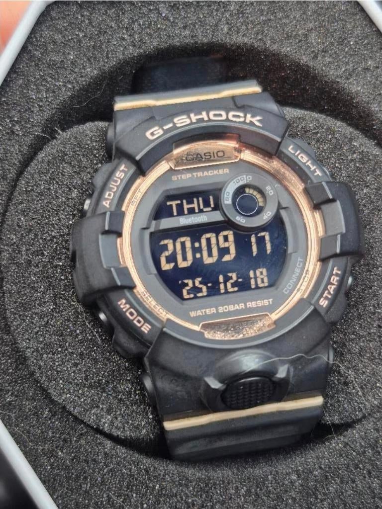 G-Shock horloge zwart met rosé GMD-B800-1ER, Sieraden, Tassen en Uiterlijk, Horloges | Heren, Casio, Kunststof, Polshorloge, Kunststof