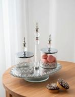 Luxe Porseleinen Serveerset 'Golden Rose' - Nieuw!, Huis en Inrichting, Woonaccessoires | Schalen en Manden, Ophalen of Verzenden