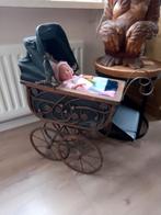 Prachtig oud poppenwagentje, Antiek en Kunst, Antiek | Speelgoed, Ophalen of Verzenden