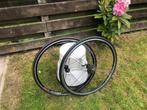 Set racefiets wielen achterwiel 8 cassette versnelli.velgrem, Fietsen en Brommers, Fietsonderdelen, Wiel, Gebruikt, Campagnolo