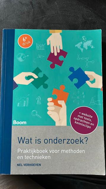 Nel Verhoeven - Wat is onderzoek? beschikbaar voor biedingen