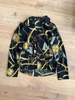 Zwart met gouden blouse maat S, Zwart, Ophalen of Verzenden, Zo goed als nieuw, Maat 36 (S)