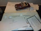 Mercedes 300sc convertible 1:24 Franklin mint, Ophalen of Verzenden, Zo goed als nieuw, Auto, Overige merken