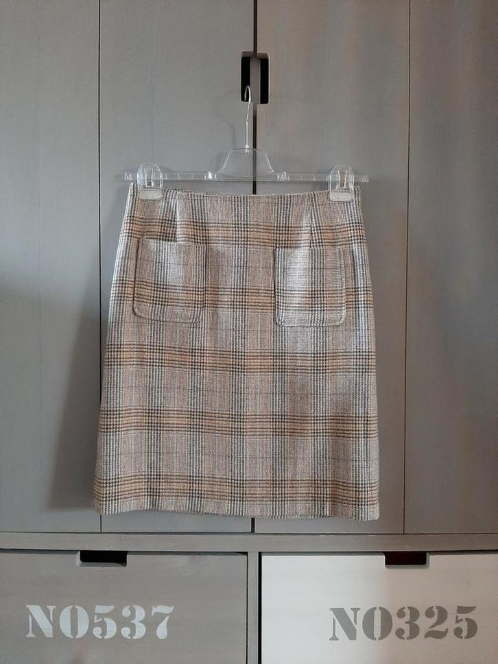 Purdey Rok Zand Print maat 36 als nieuw!, Kleding | Dames, Rokken, Zo goed als nieuw, Maat 36 (S), Beige, Ophalen of Verzenden