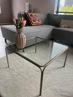 Riverdale Salontafel - Goudkleurige Details, Huis en Inrichting, Tafels | Salontafels, Ophalen, Gebruikt, Vierkant, 50 tot 100 cm