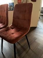 6 roze stoeltjes velours, hotel chic style, Ophalen, Overige kleuren, Zo goed als nieuw, Vier