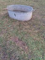 Zinken bak / bloembak met handvatten, Ophalen, Gebruikt, Minder dan 30 cm, Metaal