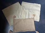 3x bruin/beige kussenhoezen, Ophalen of Verzenden, Zo goed als nieuw, Bruin, Overige vormen