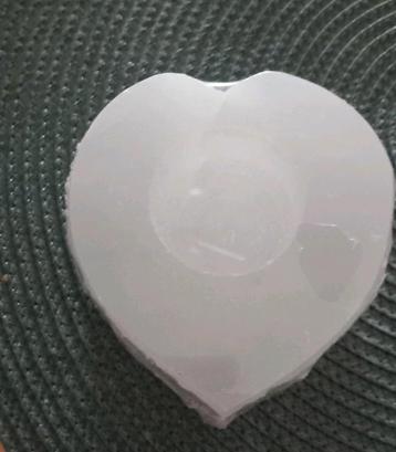 Seleniet hart waxinelichtje  beschikbaar voor biedingen