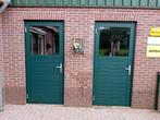 2x Loopdeur groen NIEUW, 215 cm of meer, Nieuw, Buitendeur, Metaal