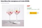 nieuw in doos Kuhn Rikon Cocktail / gin tonic glazen, Huis en Inrichting, Ophalen, Glas of Glazen, Nieuw, Glas