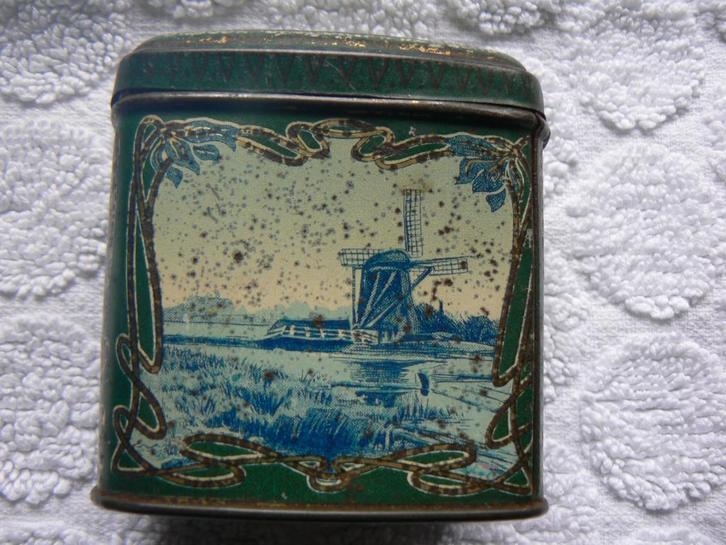 Oud blikje Chocolade fabriek De Arend voorheen J.Pette Hz, Verzamelen, Blikken, Gebruikt, Overige, Ophalen of Verzenden