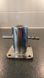 Boldertje met voetplaat roestvrijstaal 9cm hoog., Watersport en Boten, Ophalen of Verzenden, Gebruikt, Overige typen