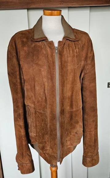 Suede herenjack maat 58 beschikbaar voor biedingen