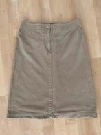 VANILLIA - ROK - RIB - CORDUROY - BEIGE - 55CM - MT 36, Beige, Ophalen of Verzenden, Zo goed als nieuw, Maat 36 (S)