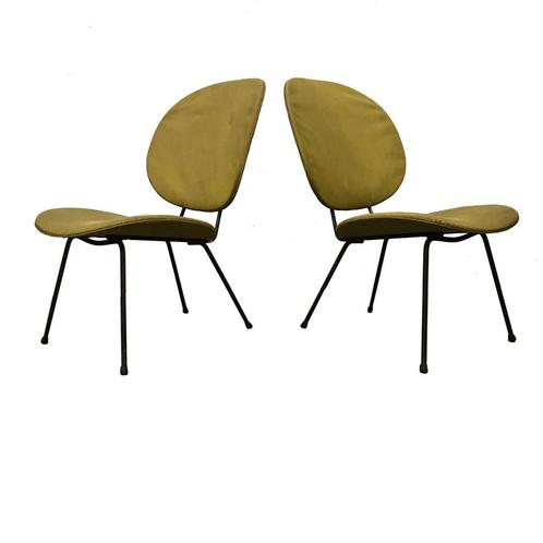 Comfortable Stoel Door W.H. Gispen Voor Kembo Nederland, Huis en Inrichting, Stoelen, Gebruikt, Twee, Kunststof, Metaal, Overige kleuren