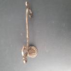 Vintage Metalen Kaarsendover, Ophalen, Gebruikt, Metaal, Grijs