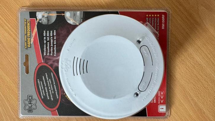 ELRO RM150RF Draadloze Rookmelder - Nieuw, Doe-het-zelf en Verbouw, Alarmsystemen, Nieuw, Detector, Sensor of Melder, Rook, Draadloos