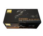 Nikon D3100 18-55 VR Kit, Spiegelreflex, Ophalen of Verzenden, Zo goed als nieuw, Nikon