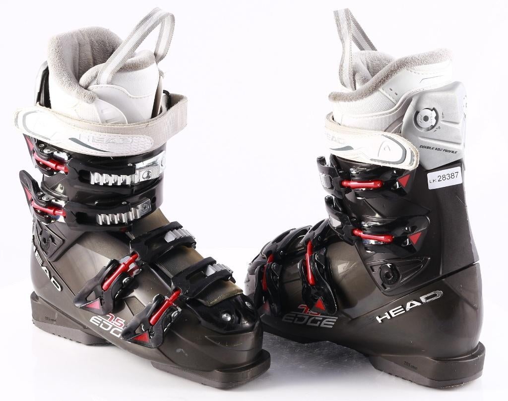 38 38,5 EU skischoenen HEAD EDGE 7.5, double adj. profile, Sport en Fitness, Skiën en Langlaufen, 160 tot 180 cm, Gebruikt, Schoenen