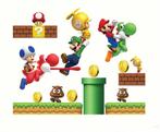 Nieuw !  Set met Super Mario Bros wand / muur stickers, Nieuw, Ophalen of Verzenden