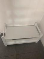 Witte Schoenenkast / Opbergbank, Minder dan 90 cm, Kast, Ophalen of Verzenden, Zo goed als nieuw