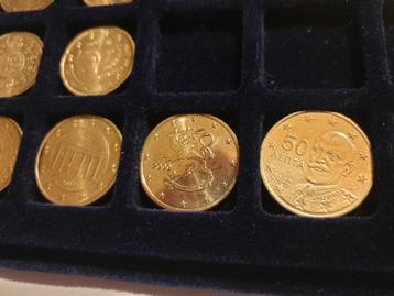 50 eurocent, diverse UNC beschikbaar voor biedingen