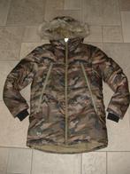 Next 82 stoere winterjas jas maat 152 legerprint jacket, Gebruikt, Ophalen of Verzenden, Jongen, Jas