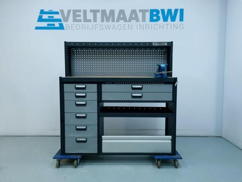 9090-1 ModulSystem werkbank bedrijfswagen inrichting kast, Doe-het-zelf en Verbouw, Werkbanken, Gebruikt, 120 tot 170 cm, Ophalen of Verzenden