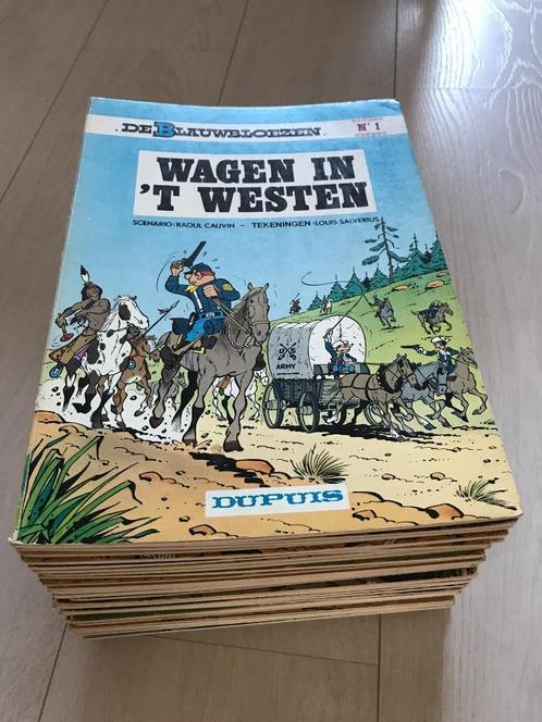 De Blauwbloezen partij met veel 1e drukken!, Boeken, Stripboeken, Gelezen, Meerdere stripboeken, Ophalen of Verzenden