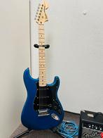 Fender Squier stratocaster Affinity dark blue, Ophalen of Verzenden, Zo goed als nieuw, Elektrische gitaar