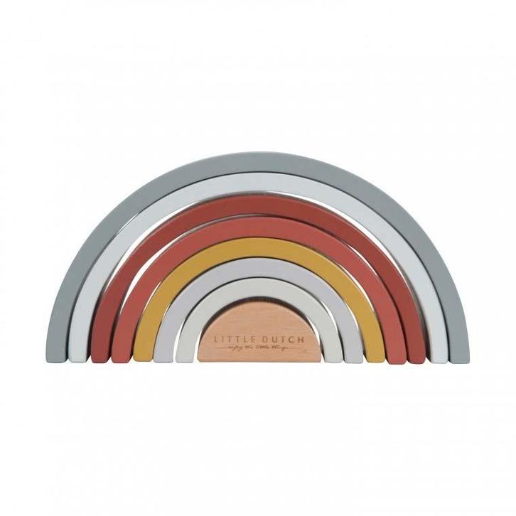 Houten Speelgoed Regenboog Stapelset Little Dutch, Kinderen en Baby's, Speelgoed | Houten speelgoed, Nieuw, Ophalen of Verzenden
