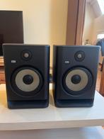 2 x KRK Rokit RP8 G4 + Grill Covers + Kabels, Zo goed als nieuw, 120 watt of meer, Front, Rear of Stereo speakers, Ophalen