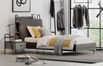 Arwen 1-persoonsbed - Zwart/antraciet