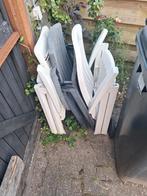 Tuinstoelen 6 stuks, Ophalen, Gebruikt, Kunststof, Inklapbaar