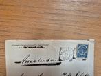 Envelop met oude postzegel 12,5 cent, Ophalen of Verzenden, Envelop