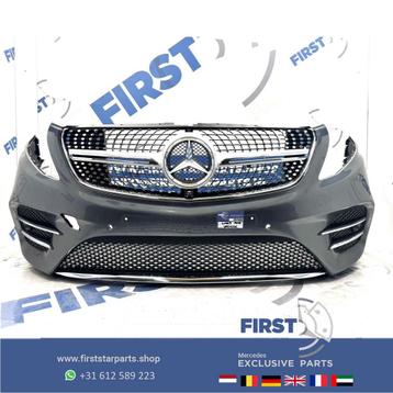 W447 BUMPER V KLASSE AMG A4478851000 VOORBUMPER COMPLEET ZWA beschikbaar voor biedingen