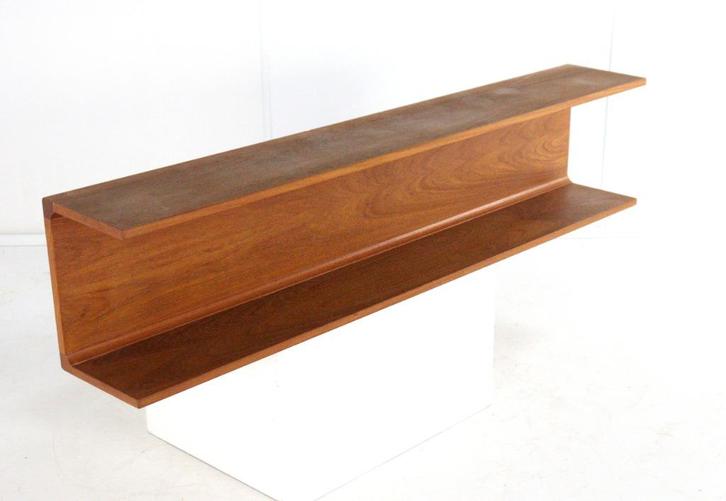 Pedersen & Hansen Viby wandplank teak plank gratis bezorging, Huis en Inrichting, Kasten | Wandmeubels, Nieuw, Minder dan 100 cm