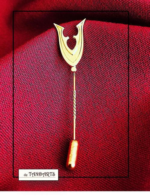 Veteranenspeldje – verguld, Verzamelen, Militaria | Algemeen, Marine, Embleem of Badge, Nederland, Ophalen of Verzenden