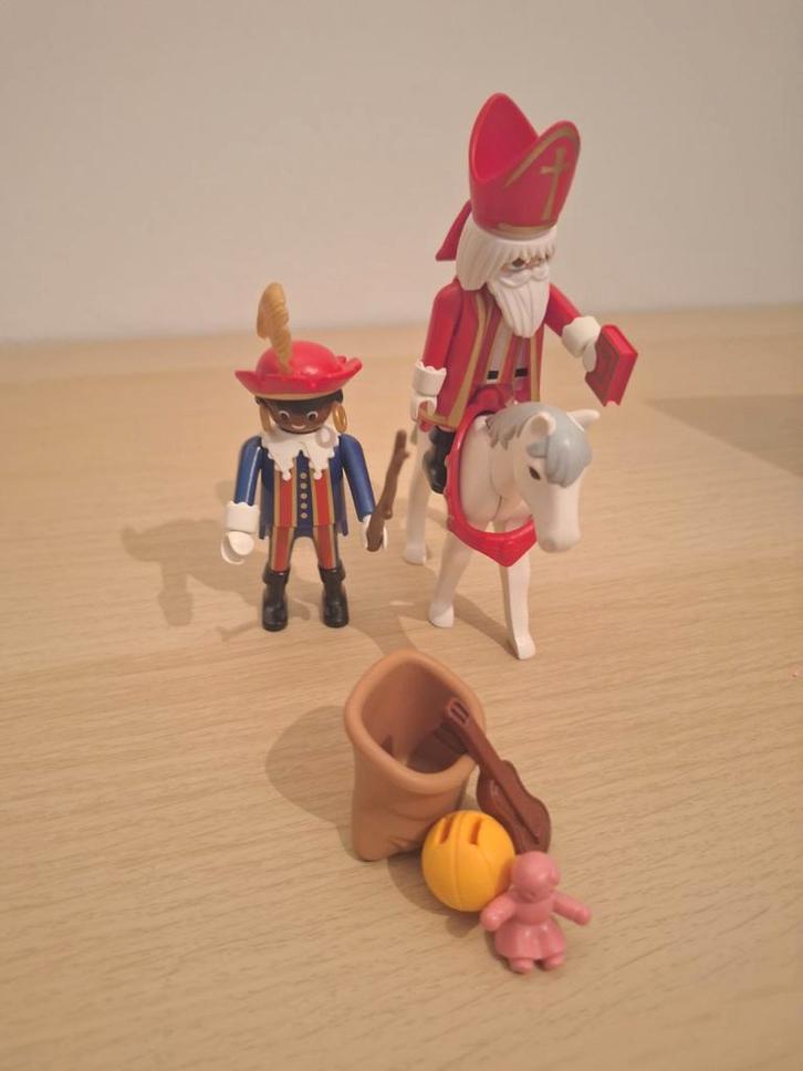 Playmobil Sint en Piet set 4893 - mist staf, Kinderen en Baby's, Speelgoed | Playmobil, Gebruikt, Ophalen of Verzenden