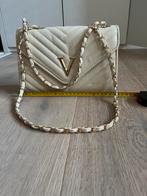 Nieuwe tas V creme met goud, Ophalen of Verzenden, Nieuw