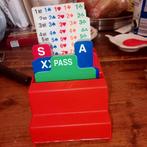 Set van 4 Biddingboxen Bridge, Hobby en Vrije tijd, Gezelschapsspellen | Kaartspellen, Ophalen of Verzenden, Zo goed als nieuw