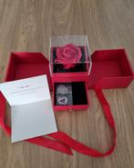 Luxe Ketting met Roos Gift-Box, Ophalen of Verzenden, Nieuw, Rood