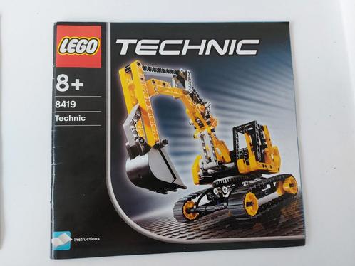 Lego Technic 8419 Excavator / Graafmachine, Kinderen en Baby's, Speelgoed | Duplo en Lego, Zo goed als nieuw, Lego, Complete set