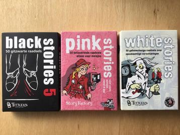 Black Stories 5, Pink Stories Junior & White Stories Junior 