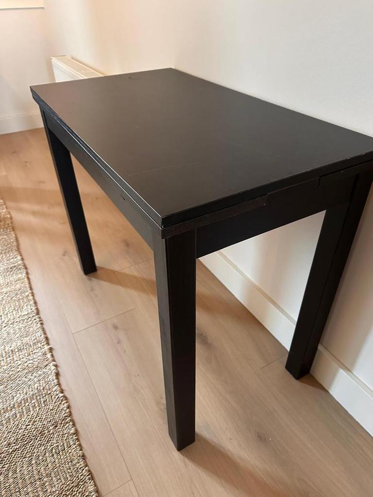 Eettafel of bureau - uitschuifbaar, Huis en Inrichting, Tafels | Eettafels, Gebruikt, 50 tot 100 cm, 50 tot 100 cm, Vier personen