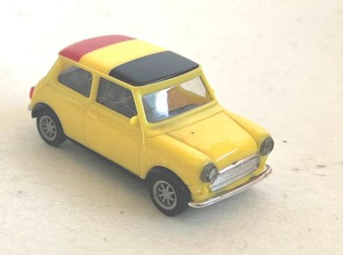 Mini Cooper geel Herpa * BELGIE *., Hobby en Vrije tijd, Modelauto's | 1:87, Zo goed als nieuw, Auto, Herpa, Ophalen of Verzenden